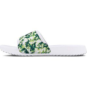 👑Men Slide Sandal White Green Slip-on Classic Comfort Streetwear Open-Toe Shoes